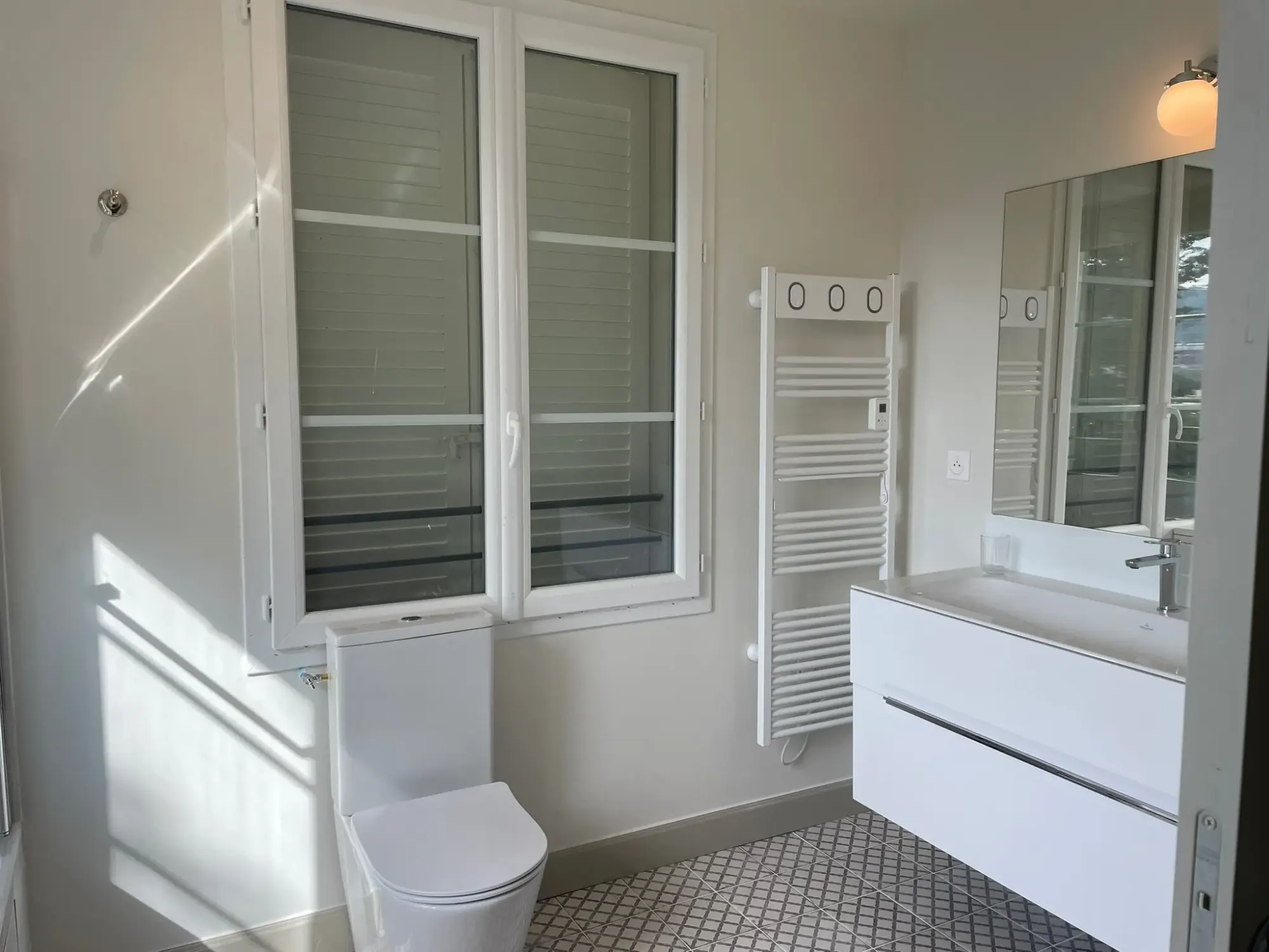 Chambres et salles de bain de La Bergerie du Parc
